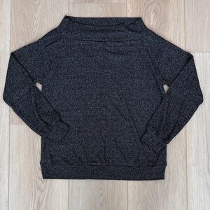 Pinkblush Marled Knit Black Sweater